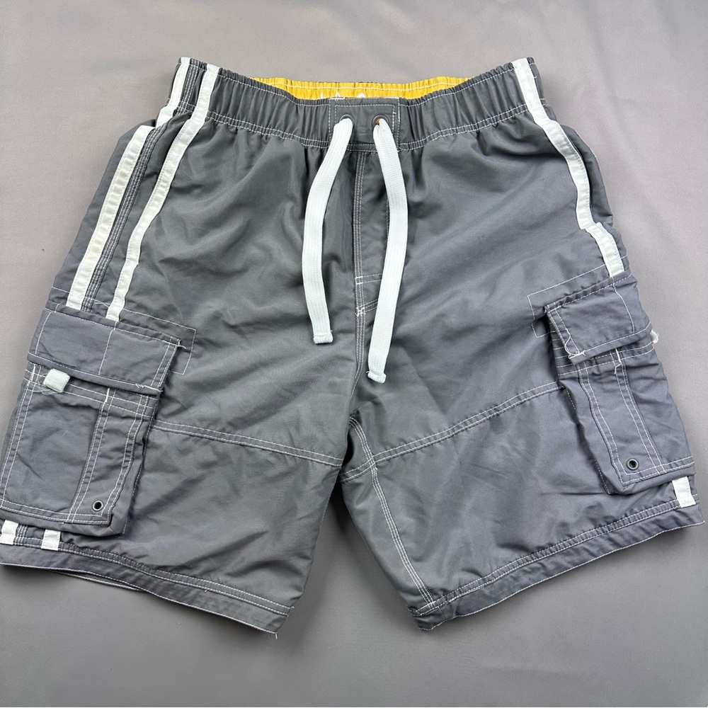 Gotcha Gray Cargo Shorts with Pockets